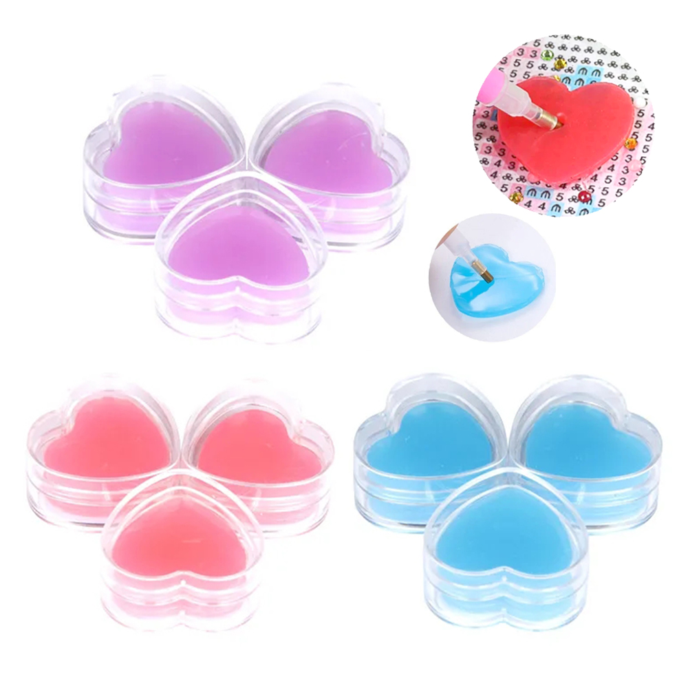 3/6pcs Heart-Shape Diamond Pai - огляд і ціна Embroidery Embellishments