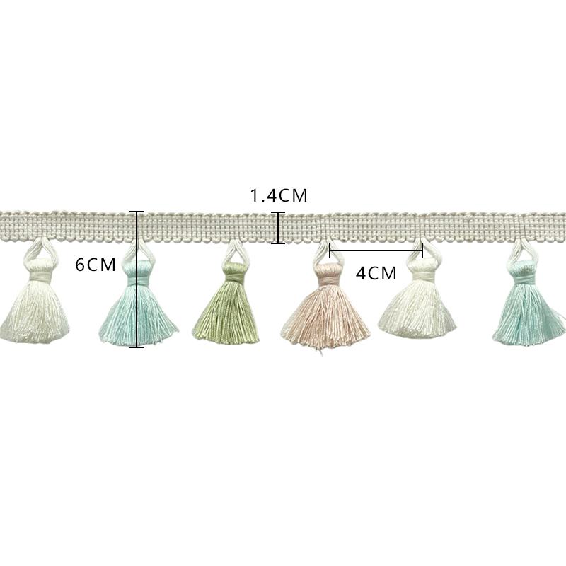 Embroidery Jacquard Ribbon Lac - огляд і ціна Fringe Ribbon Sewing