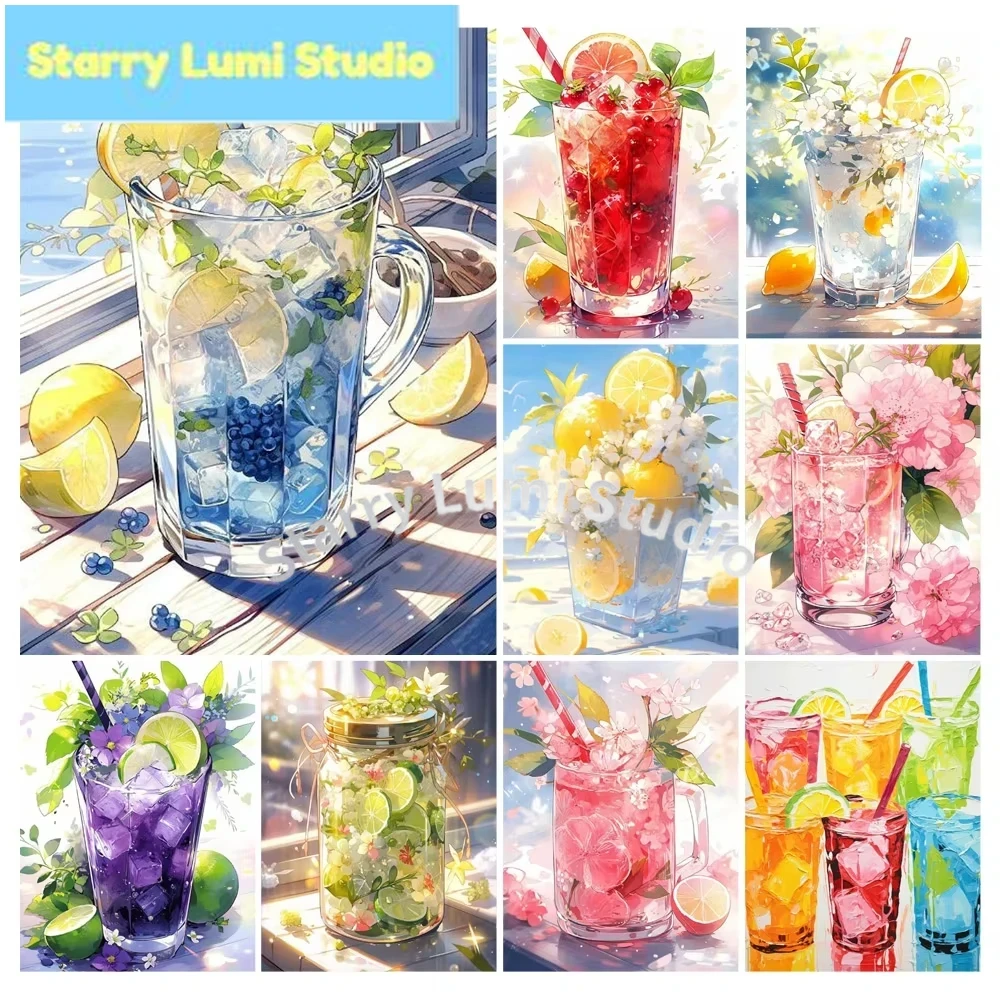 Fruit Cup 5D DIY Diamond Paint - огляд і ціна Embroidery Embellishments