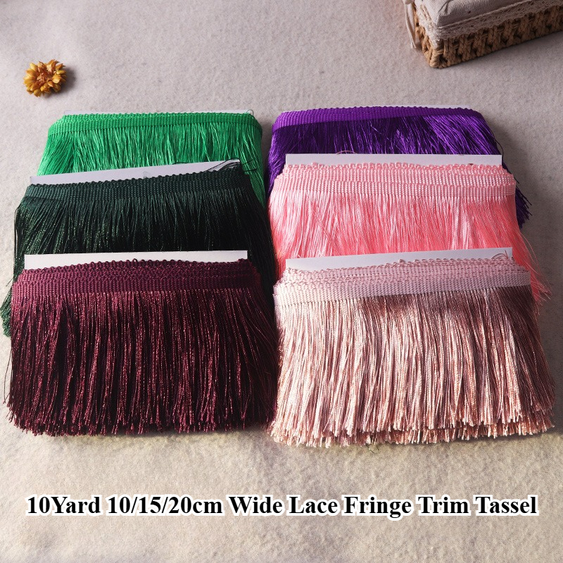 10Yard 10/15/20cm Wide Lace Fr - огляд і ціна Fringe Ribbon Sewing