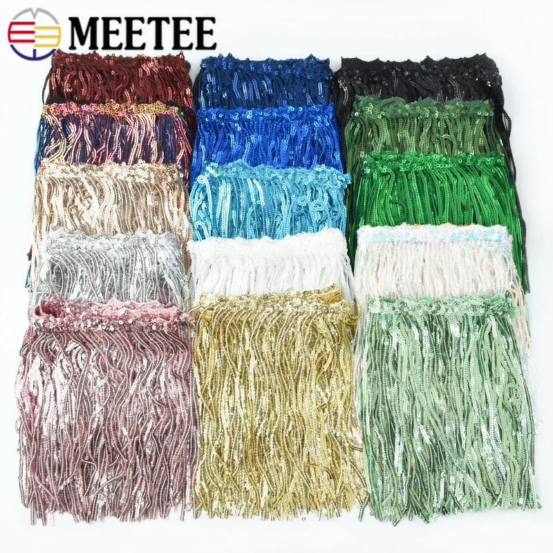 1-5Yards 17cm Latin DanceFring - огляд і ціна Fringe Ribbon Sewing