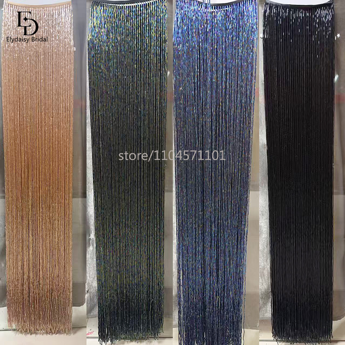 ELYDAISY 1Meter Length Champag - огляд і ціна Fringe Ribbon Sewing